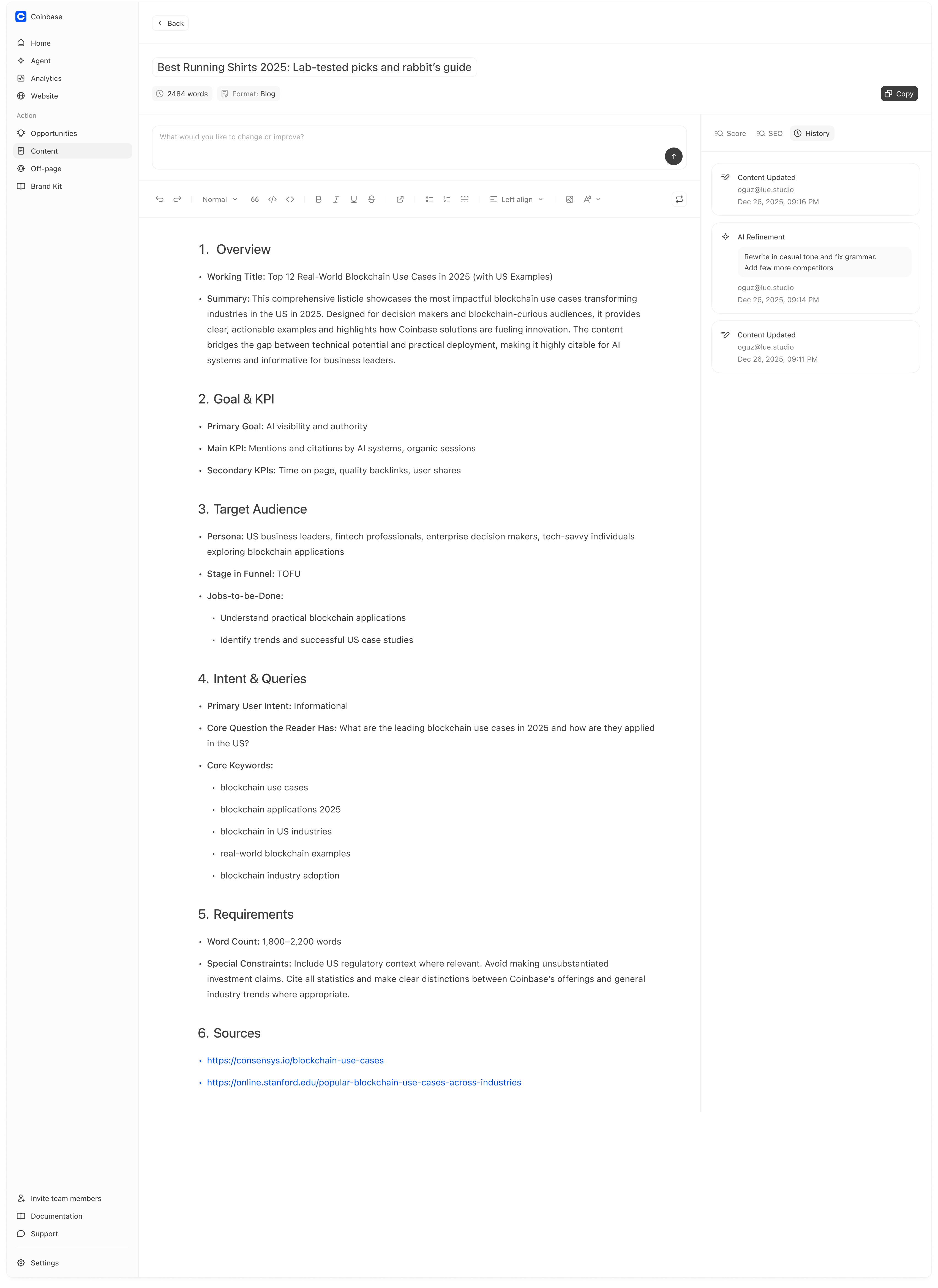 Content - Meridian Docs